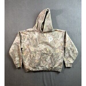 Primitive Camo Pullover Hoodie Boxy Sweatshirt Heavyweight XL Y2K Skater Grunge